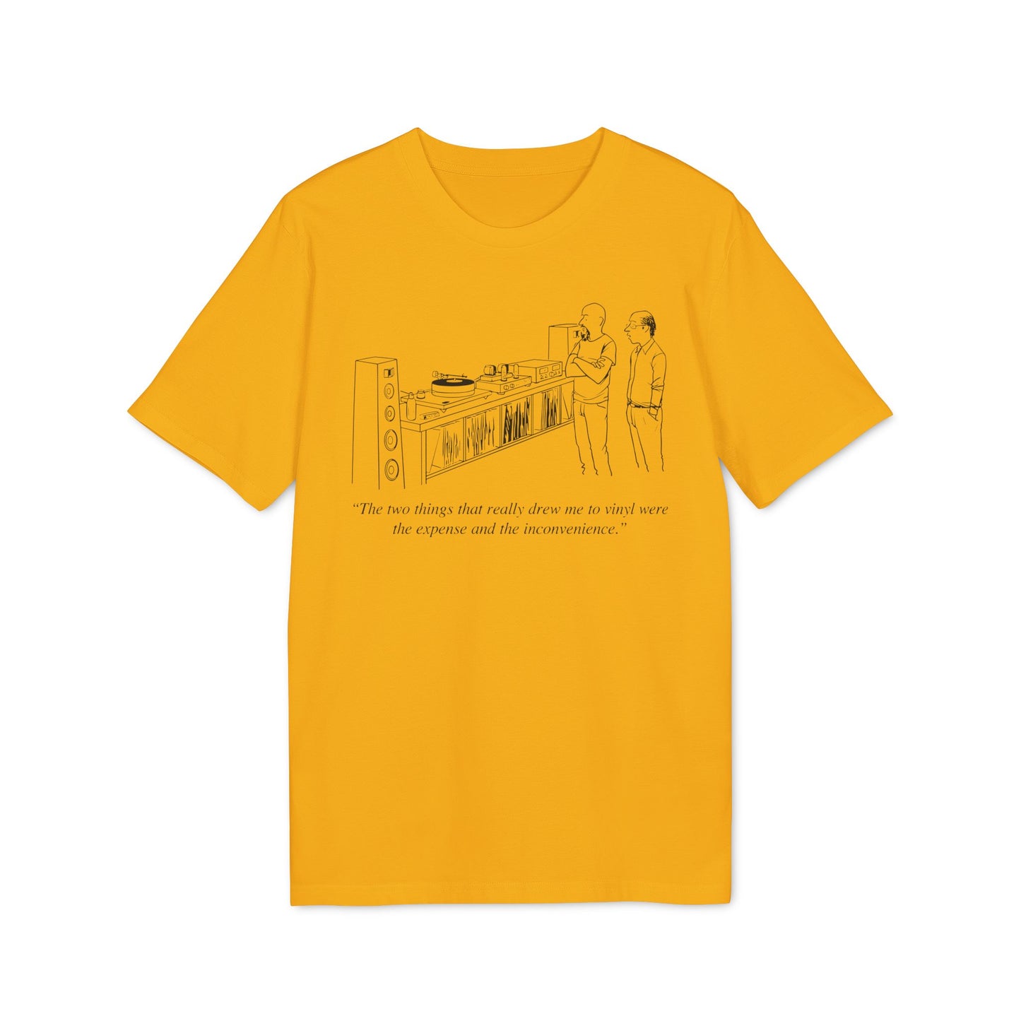 Vinyl Inconvenience T Shirt (Coton Bio Premium)
