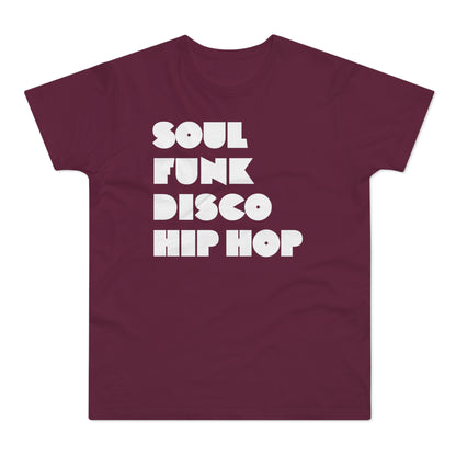 Soul Funk Disco Hip Hop T Shirt (Poids Standard)