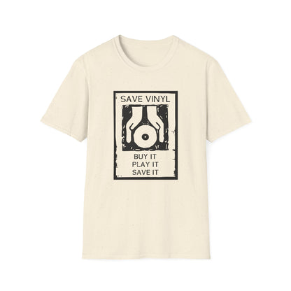 Save The Vinyl T Shirt - Léger