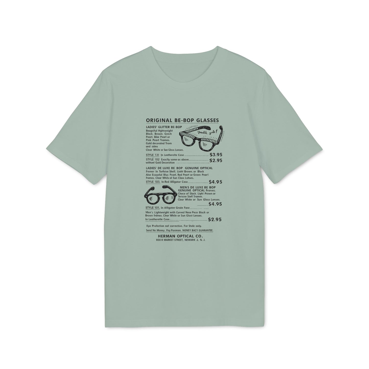 Original Be-Bop Glasses by Herman Optical Co. with product styles and prices.