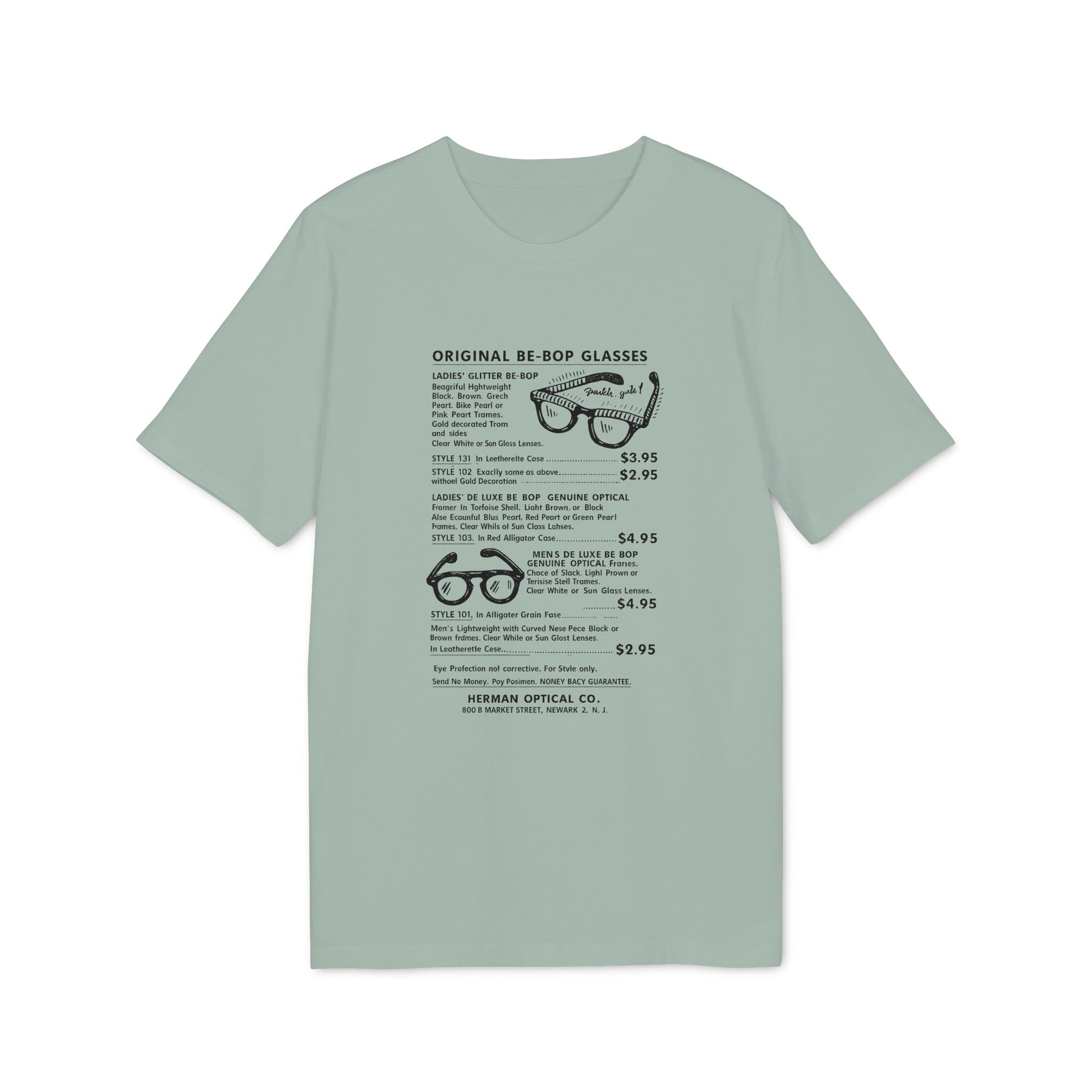 Original Be-Bop Glasses by Herman Optical Co. with product styles and prices.