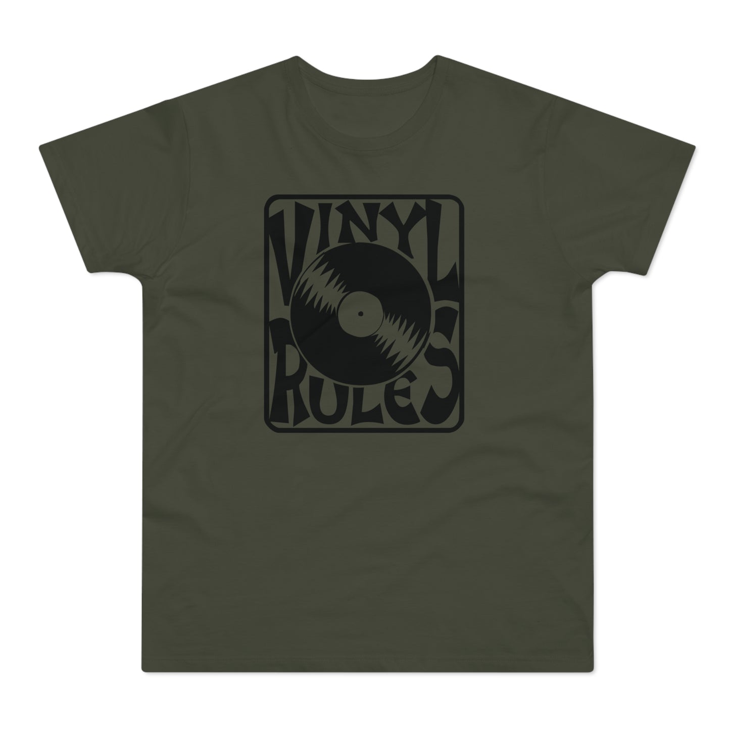 Vinyl Rules T Shirt (Poids Standard)