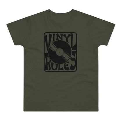 Vinyl Rules T Shirt (Poids Standard)