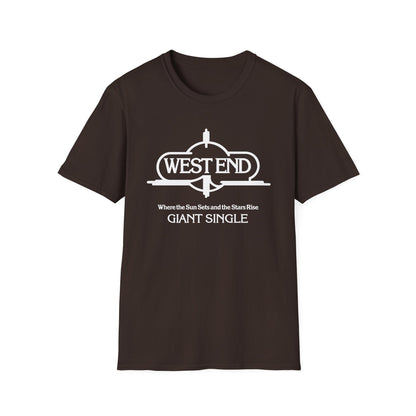 West End Records "Where The Sun Sets" T Shirt - Léger