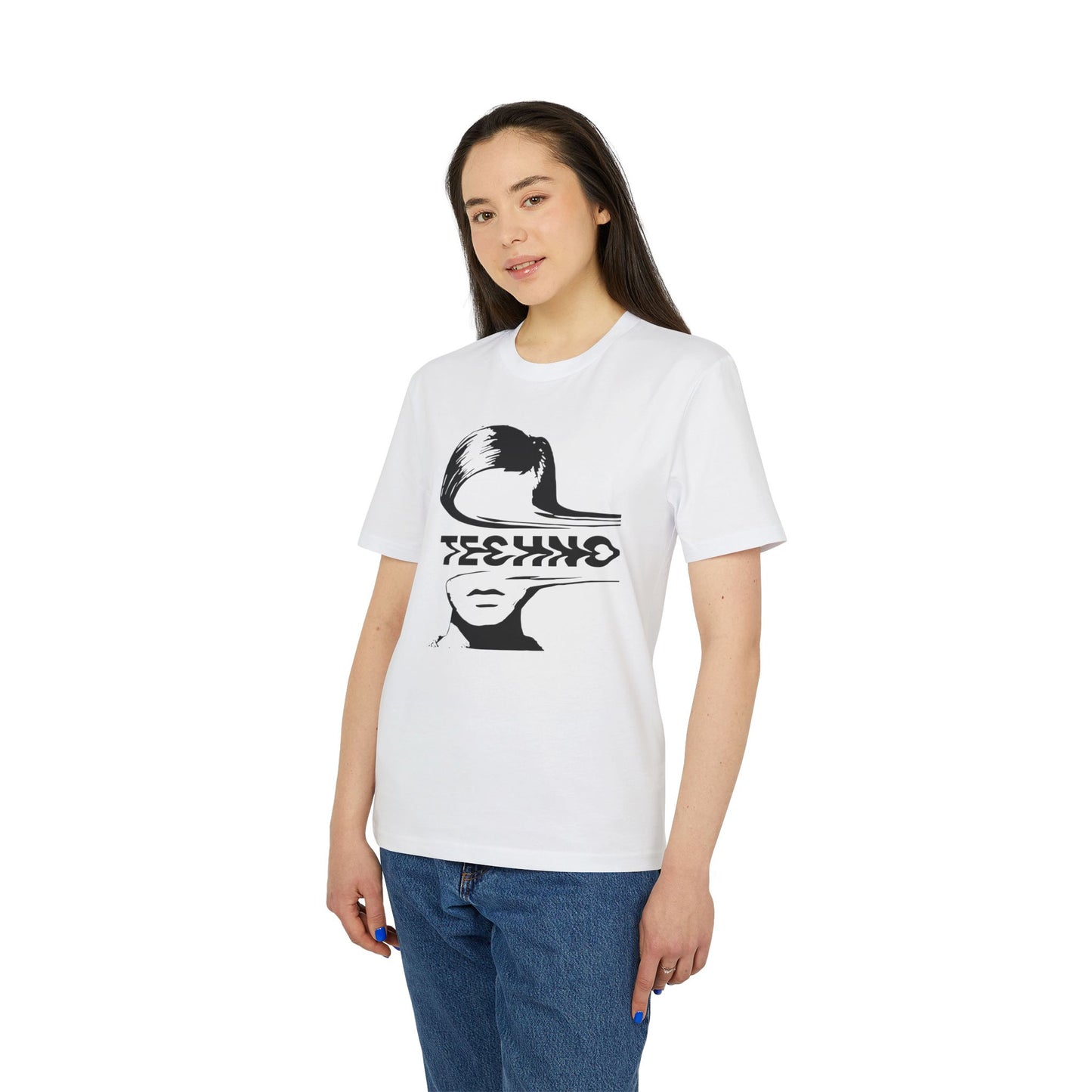 Techno Girl T Shirt (Coton Bio Premium)