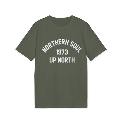 Northern Soul Up North 1973 T Shirt (Coton Bio Premium)