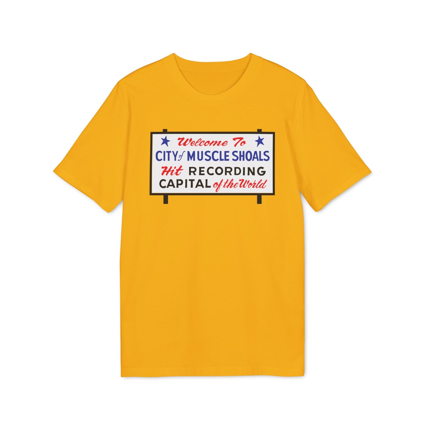 Welcome To Muscle Shoals T Shirt (Coton Bio Premium)