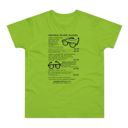Original Be-Bop glasses catalog page with styles and prices.