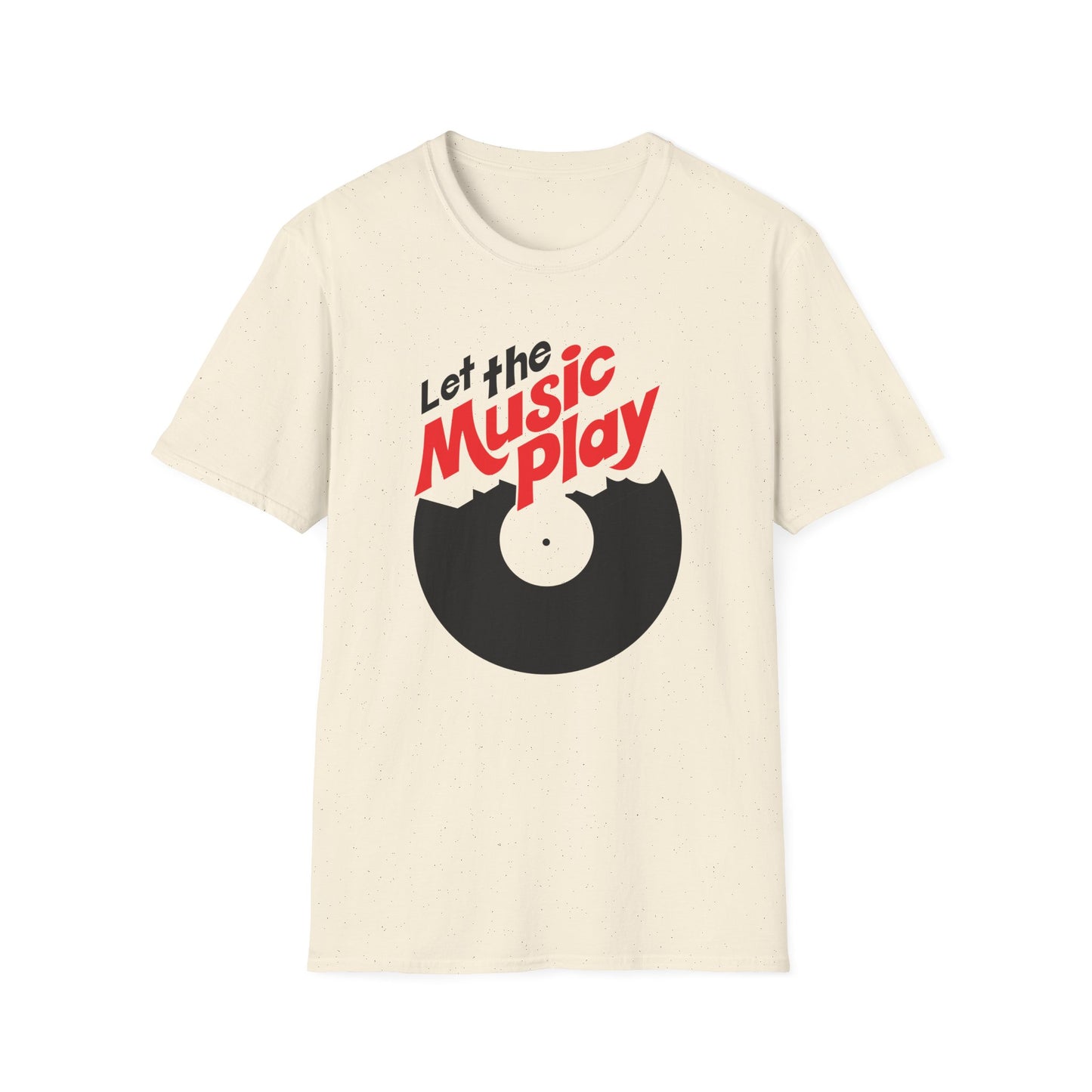 Let The Music Play T Shirt - Léger
