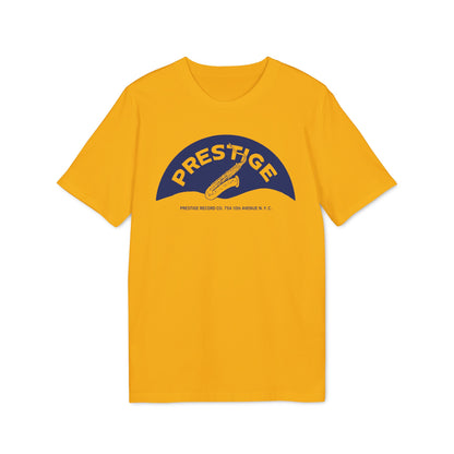 Prestige Records T Shirt (Coton Bio Premium) Saxophone Design