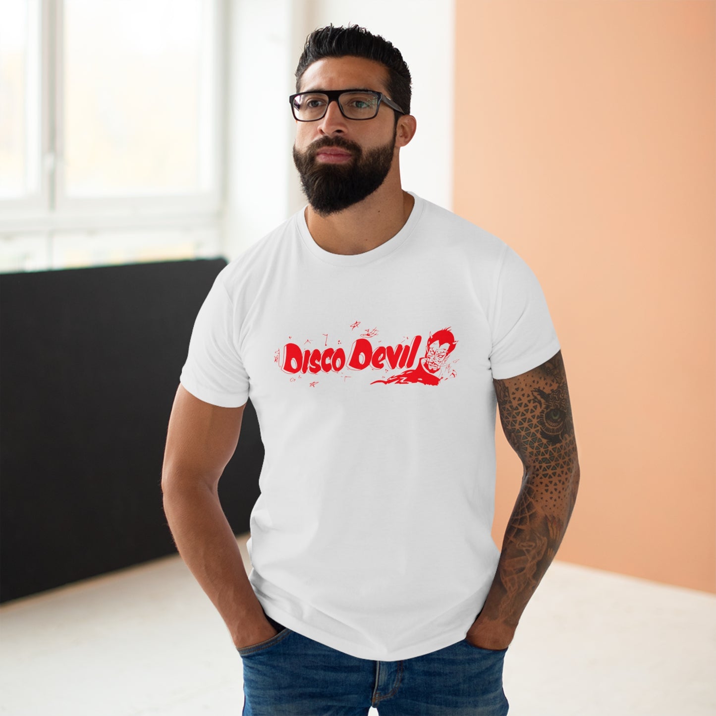 Disco Devil T Shirt (Poids Standard)