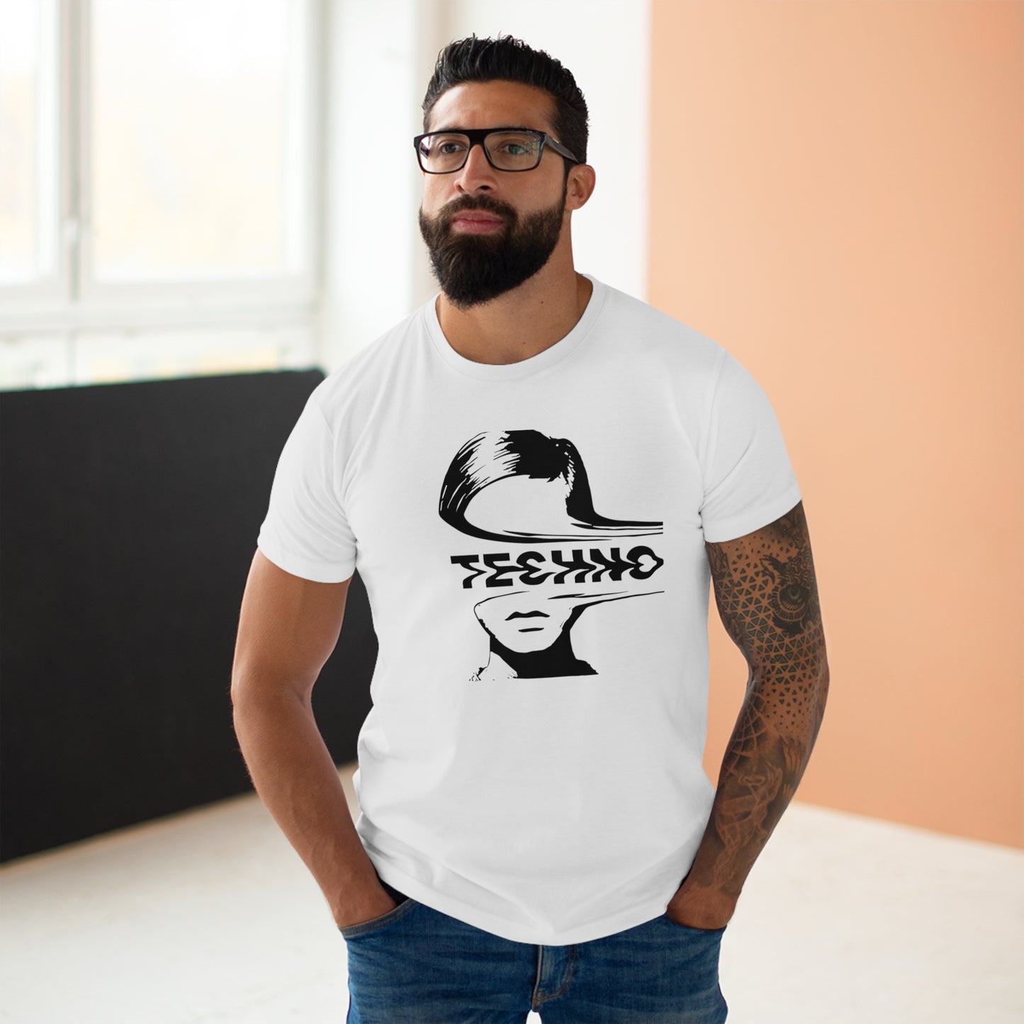 Techno Girl T Shirt (Poids Standard)
