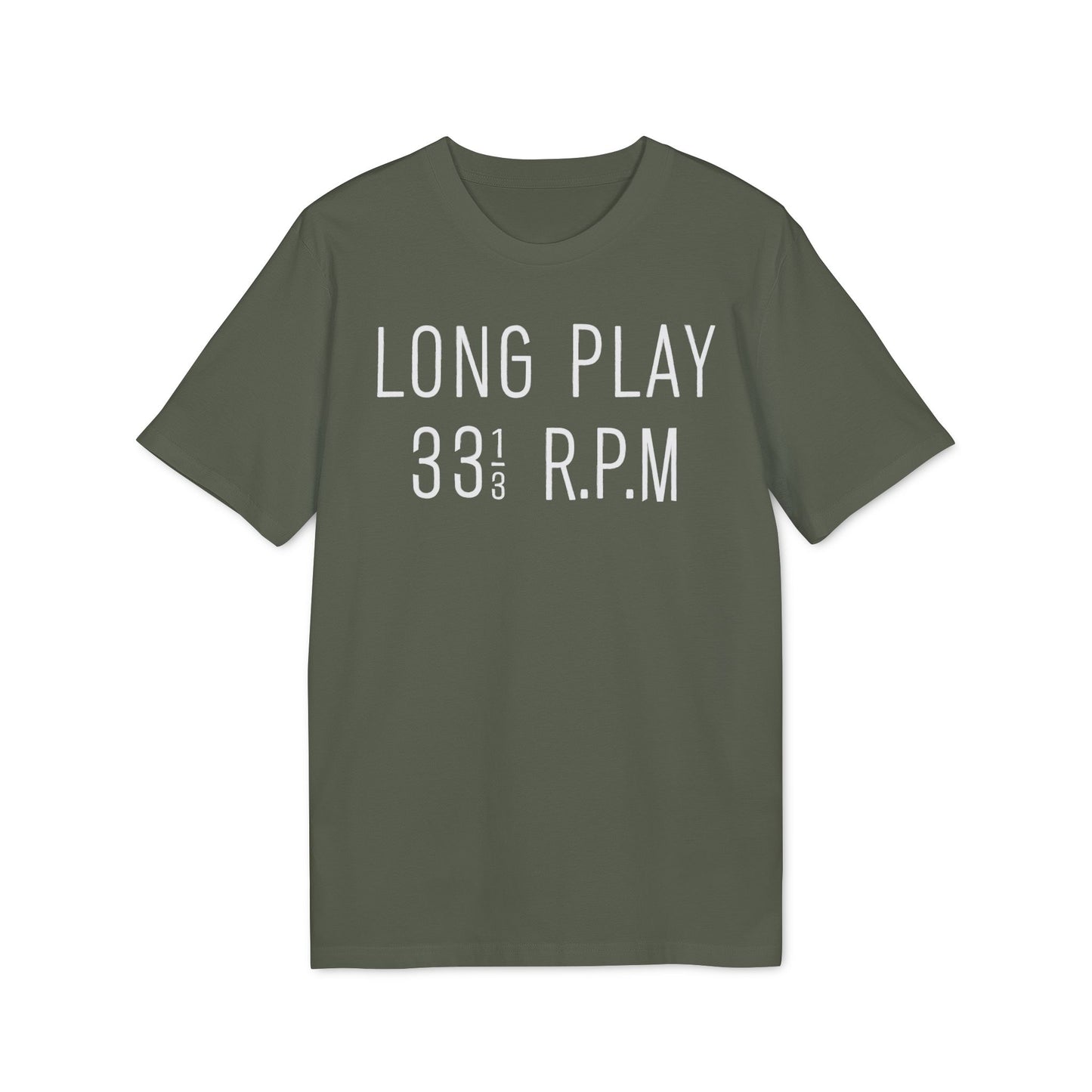 Long Play 33 1/3 RPM T Shirt (Coton Bio Premium)