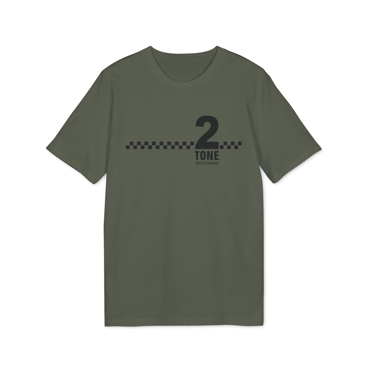 2 Tone Checks T Shirt (Coton Bio Premium)