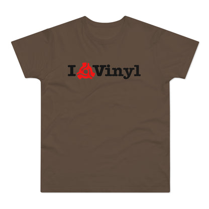 I Love Vinyl T Shirt (Poids Standard)