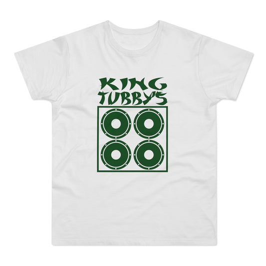King Tubby's logo with four green speakers inside a square.