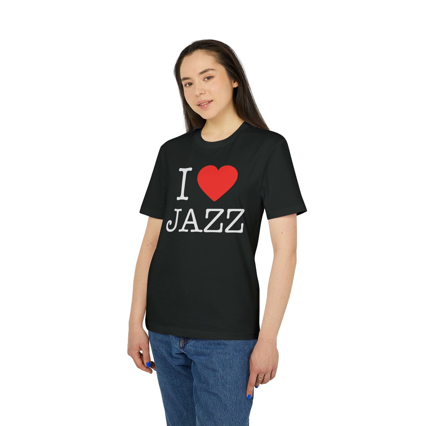I Love Jazz T Shirt (Coton Bio Premium)