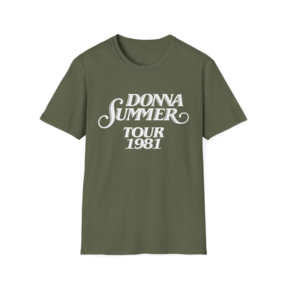 Donna Summer Tour 1981 T Shirt - Léger