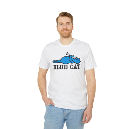 Blue Cat Records T Shirt (Coton Bio Premium)