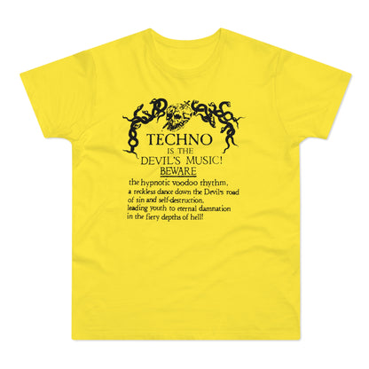 Techno is The Devil's Music T Shirt (Poids Standard)