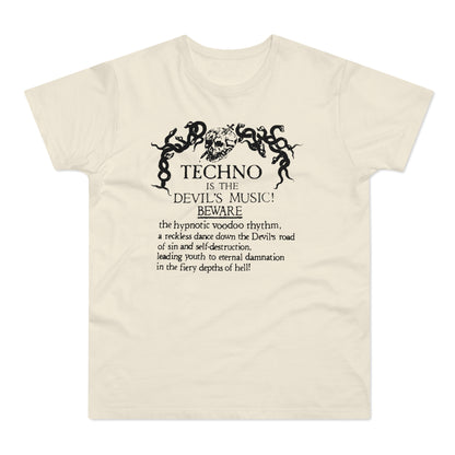 Techno is The Devil's Music T Shirt (Poids Standard)
