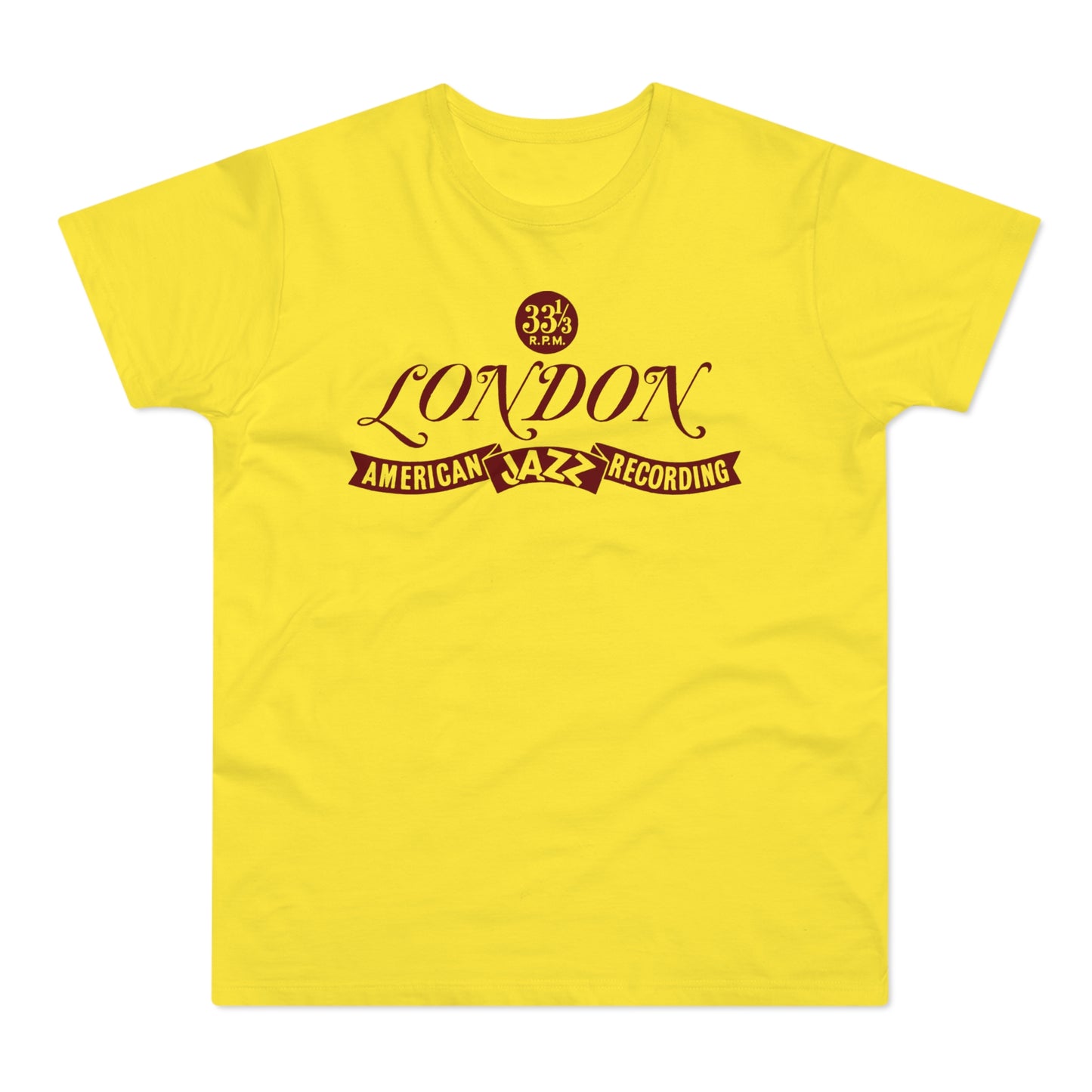London American Jazz Records T Shirt (Poids Standard)
