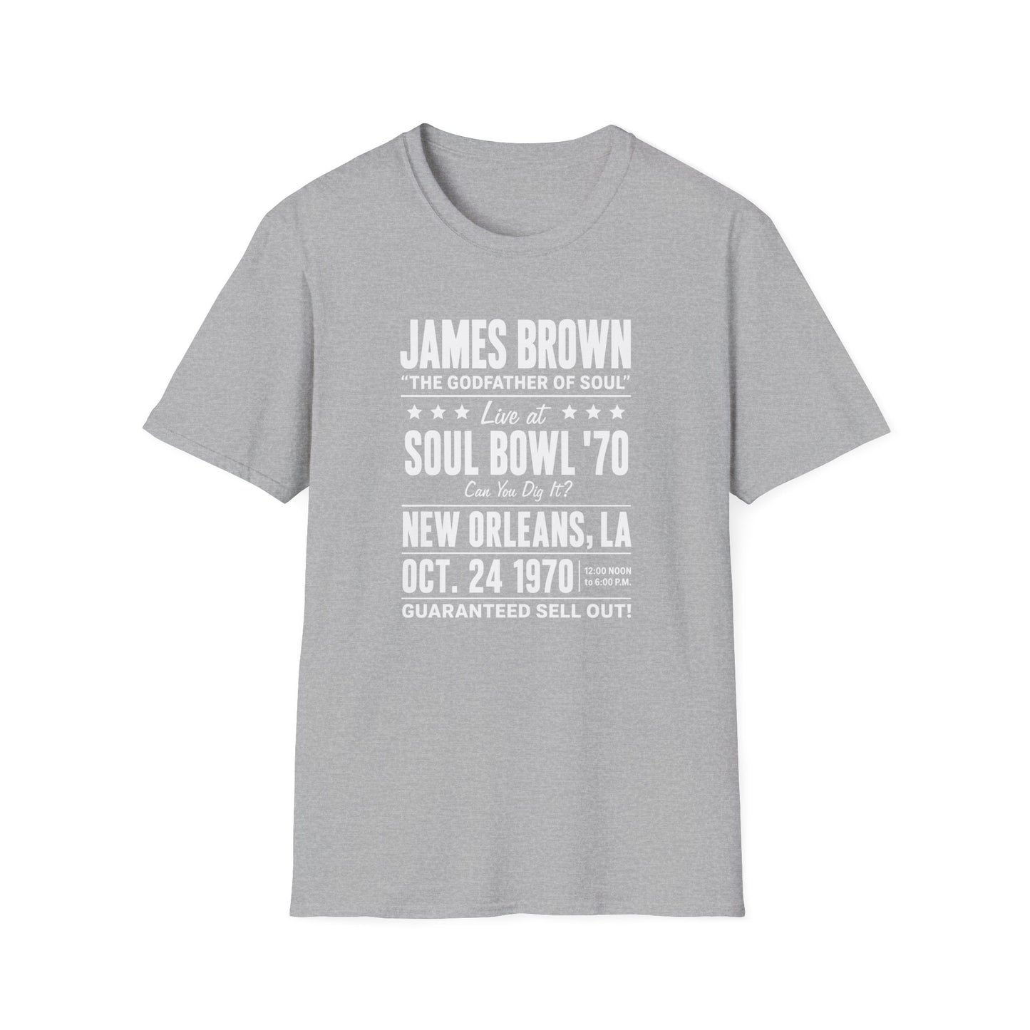 James Brown "The Godfather of Soul" Soul Bowl '70 New Orleans, LA Oct. 24, 1970