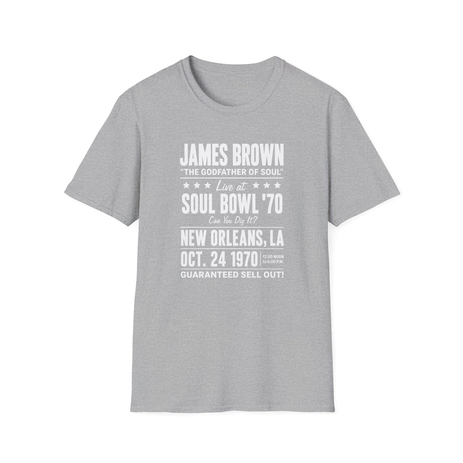 James Brown "The Godfather of Soul" Soul Bowl '70 New Orleans, LA Oct. 24, 1970