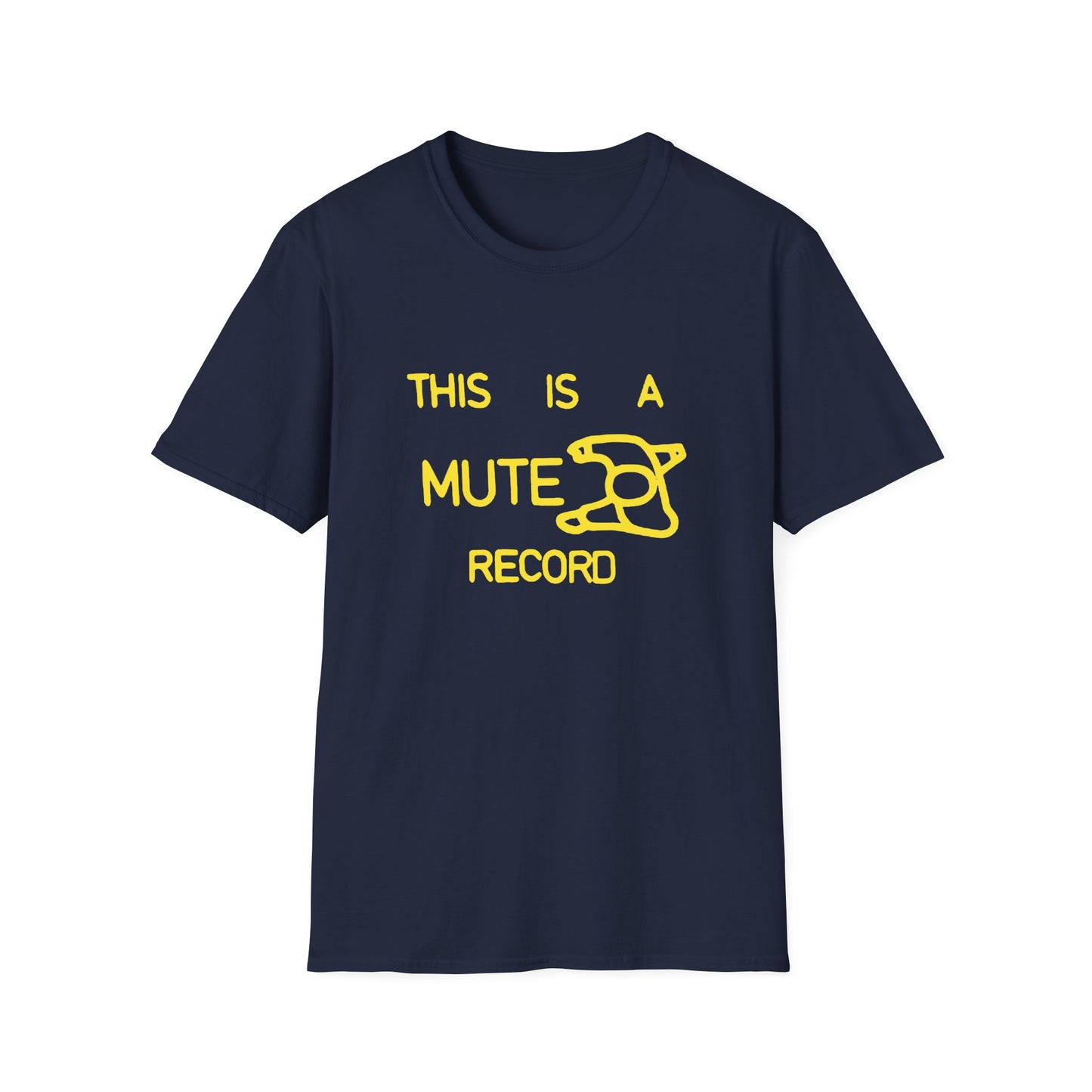 This Is A Mute Record T Shirt (XL) | DEADSTOCK | DERNIÈRE PIÈCE | -50 %