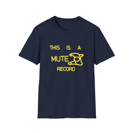 This Is A Mute Record T Shirt (XL) | DEADSTOCK | DERNIÈRE PIÈCE | -50 %