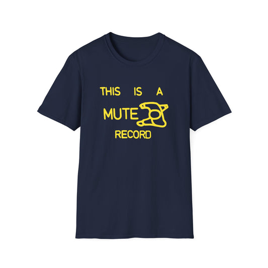 This Is A Mute Record T Shirt (L) | DEADSTOCK | DERNIÈRE PIÈCE | -50 %