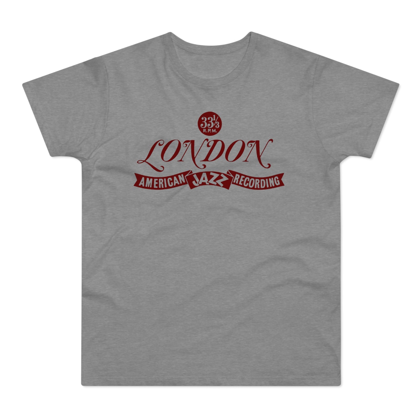 London American Jazz Records T Shirt (Poids Standard)
