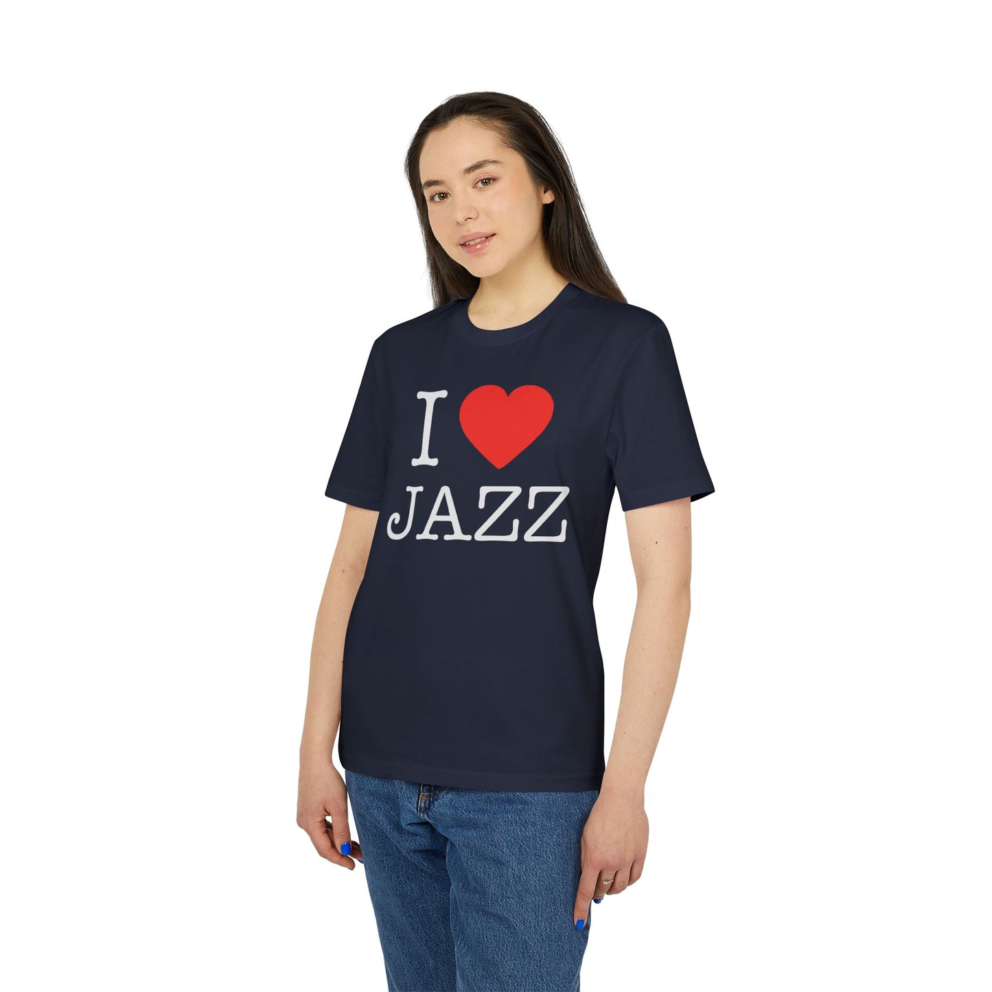I Love Jazz T Shirt (Coton Bio Premium)