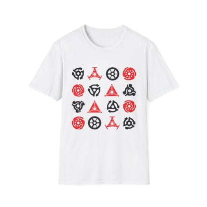 16 Record Adaptors T Shirt - Léger
