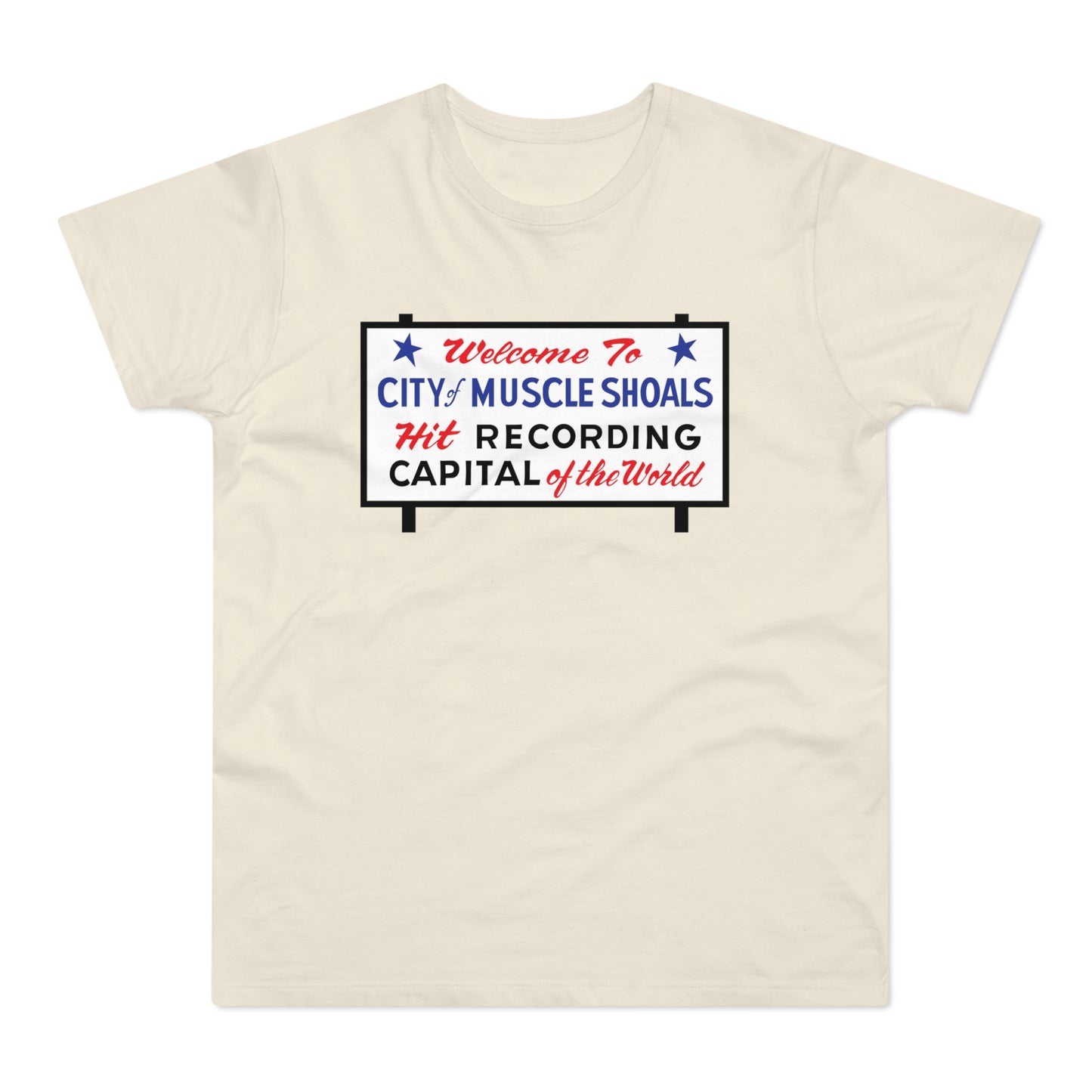 Welcome To Muscle Shoals T Shirt (Poids Standard)