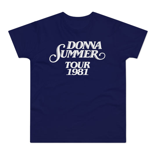 Donna Summer Tour 1981 T Shirt (Poids Standard)