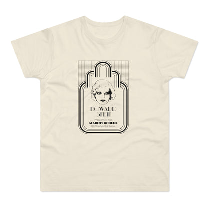 Howard Stein presents at the Academy of Music graphic on a cream t-shirt.