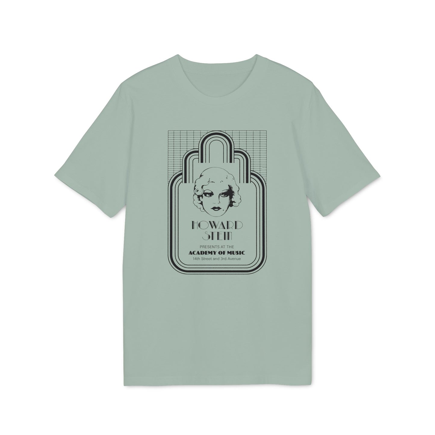 Howard Stein presents at the Academy of Music, 14th Street and 3rd Avenue graphic on t-shirt.