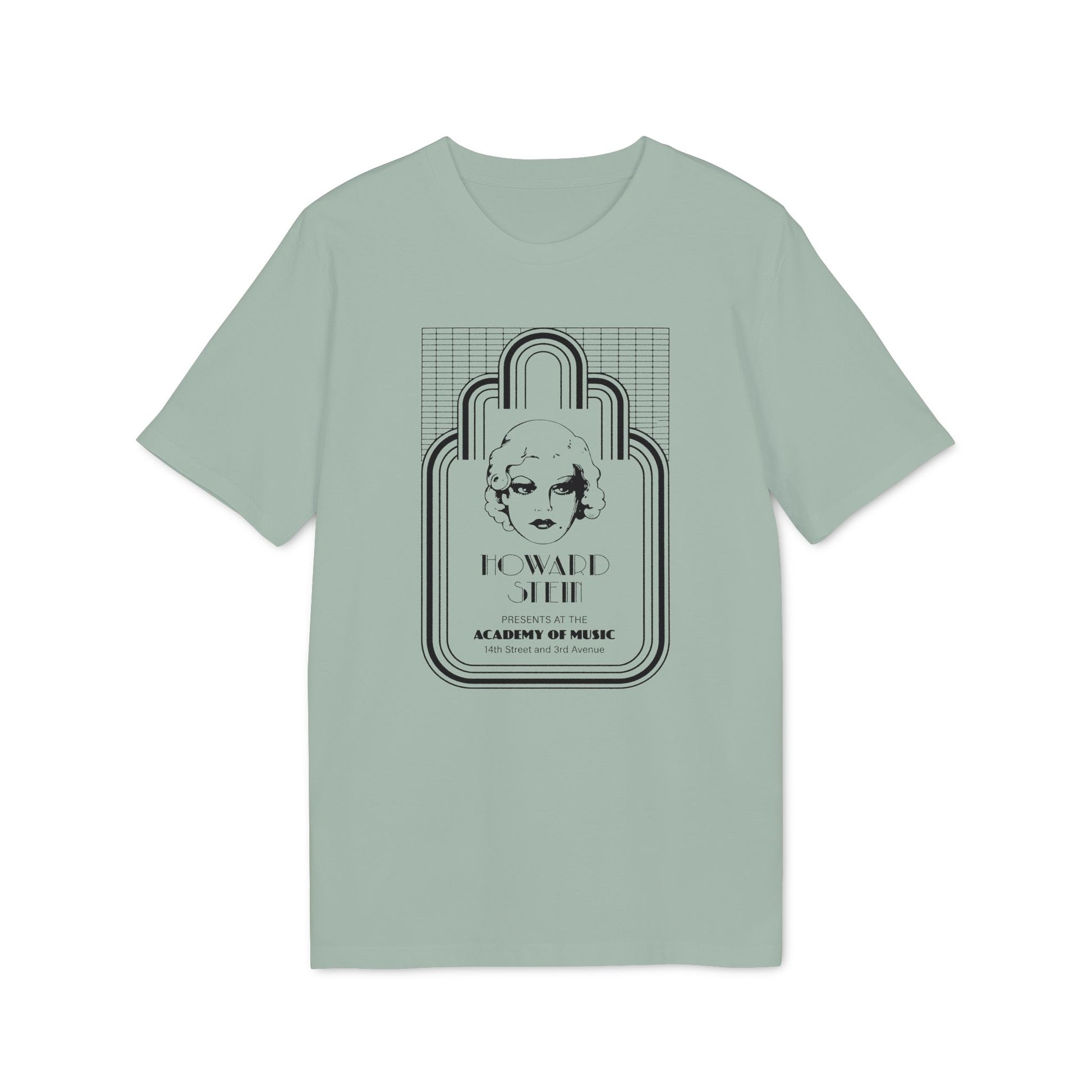 Howard Stein presents at the Academy of Music, 14th Street and 3rd Avenue graphic on t-shirt.