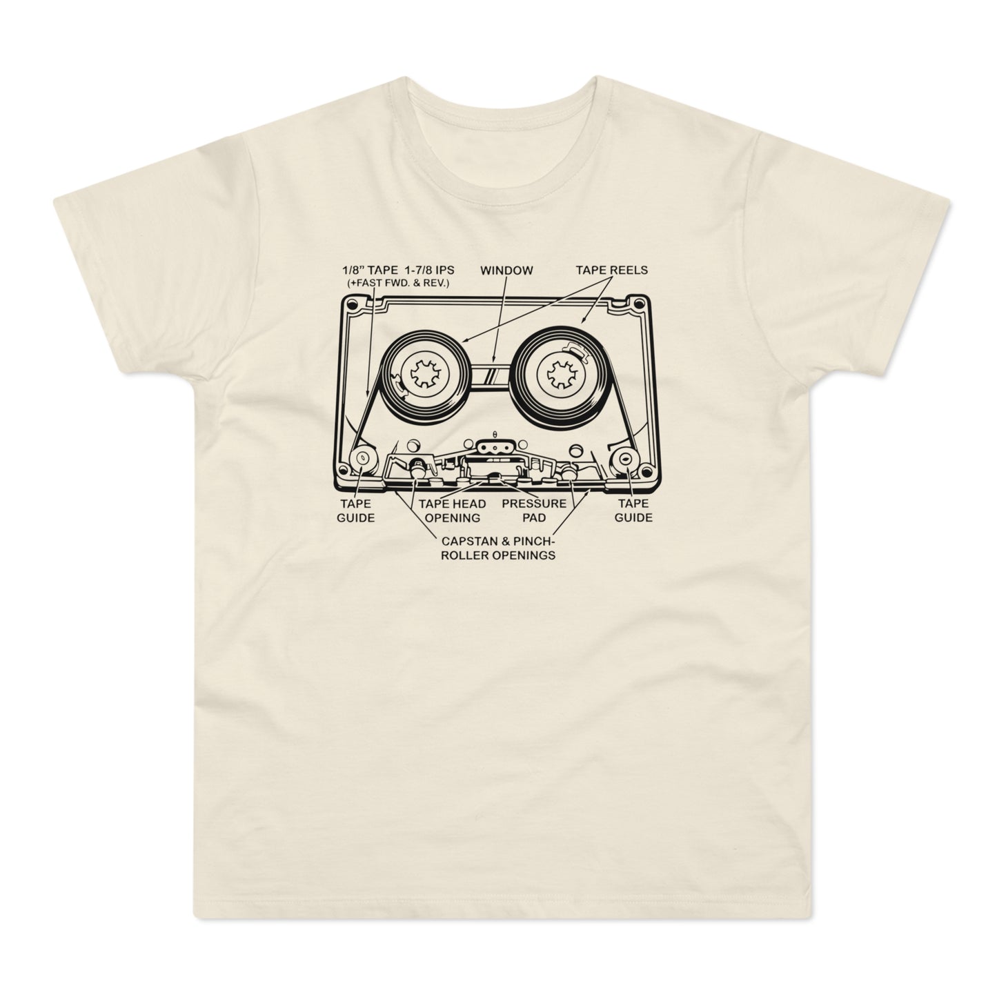 How It Works: Cassette Tape T Shirt (Poids Standard)