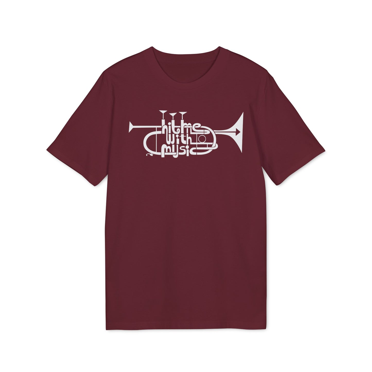 Hit Me With Music T Shirt (Coton Bio Premium)