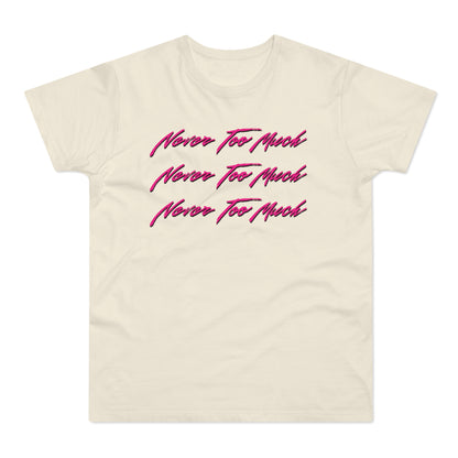 Never Too Much Luther Vandross T Shirt (Poids Standard)