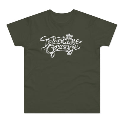 Paradise Garage T Shirt (Poids Standard) Imprimé Vieilli
