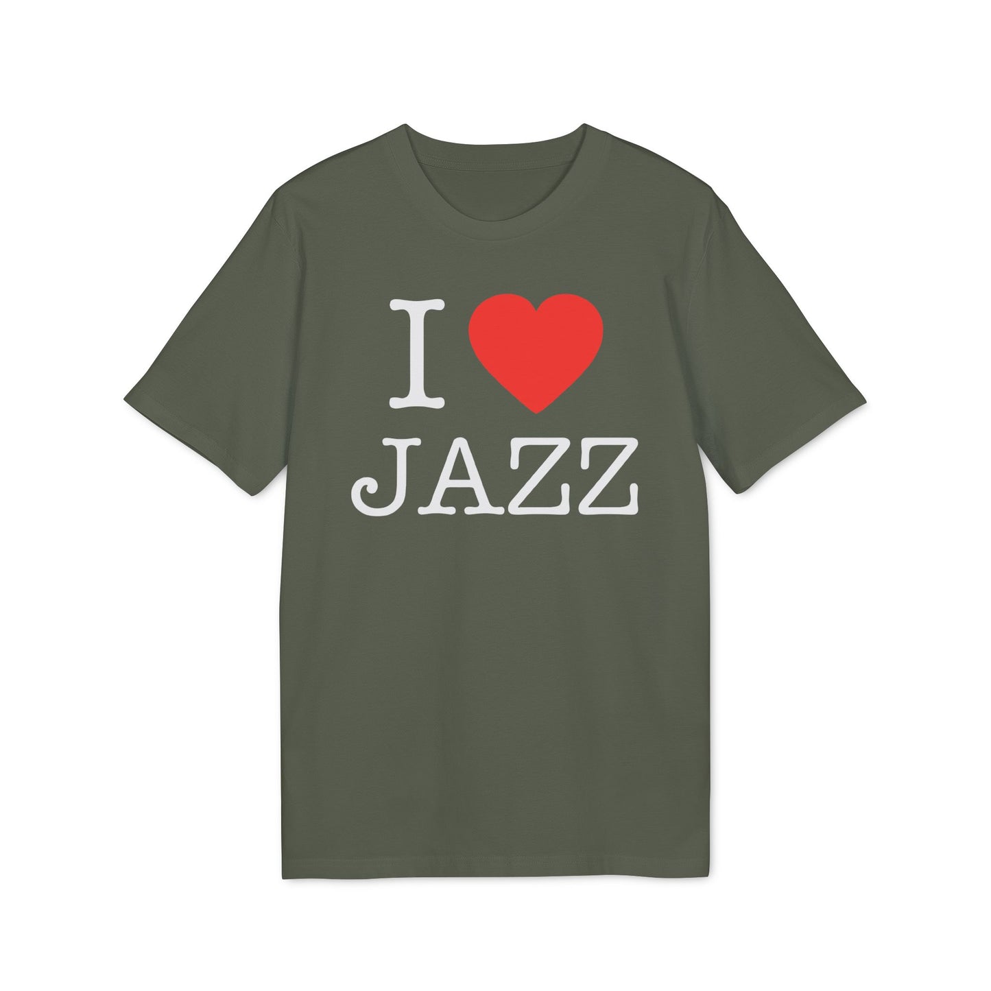 I Love Jazz T Shirt (Coton Bio Premium)