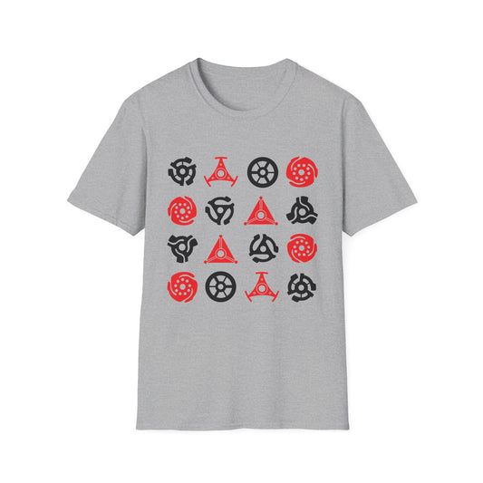 16 Record Adaptors T Shirt - Léger