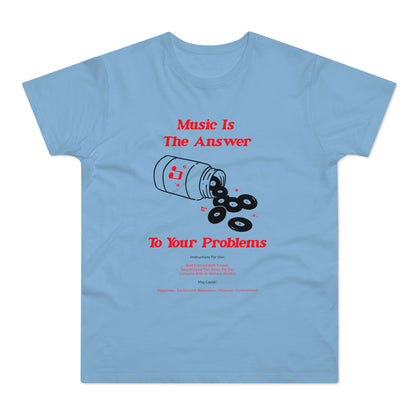 Music Is The Answer T Shirt (Poids Standard)