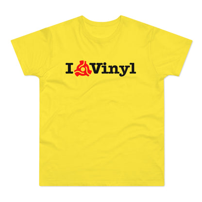 I Love Vinyl T Shirt (Poids Standard)
