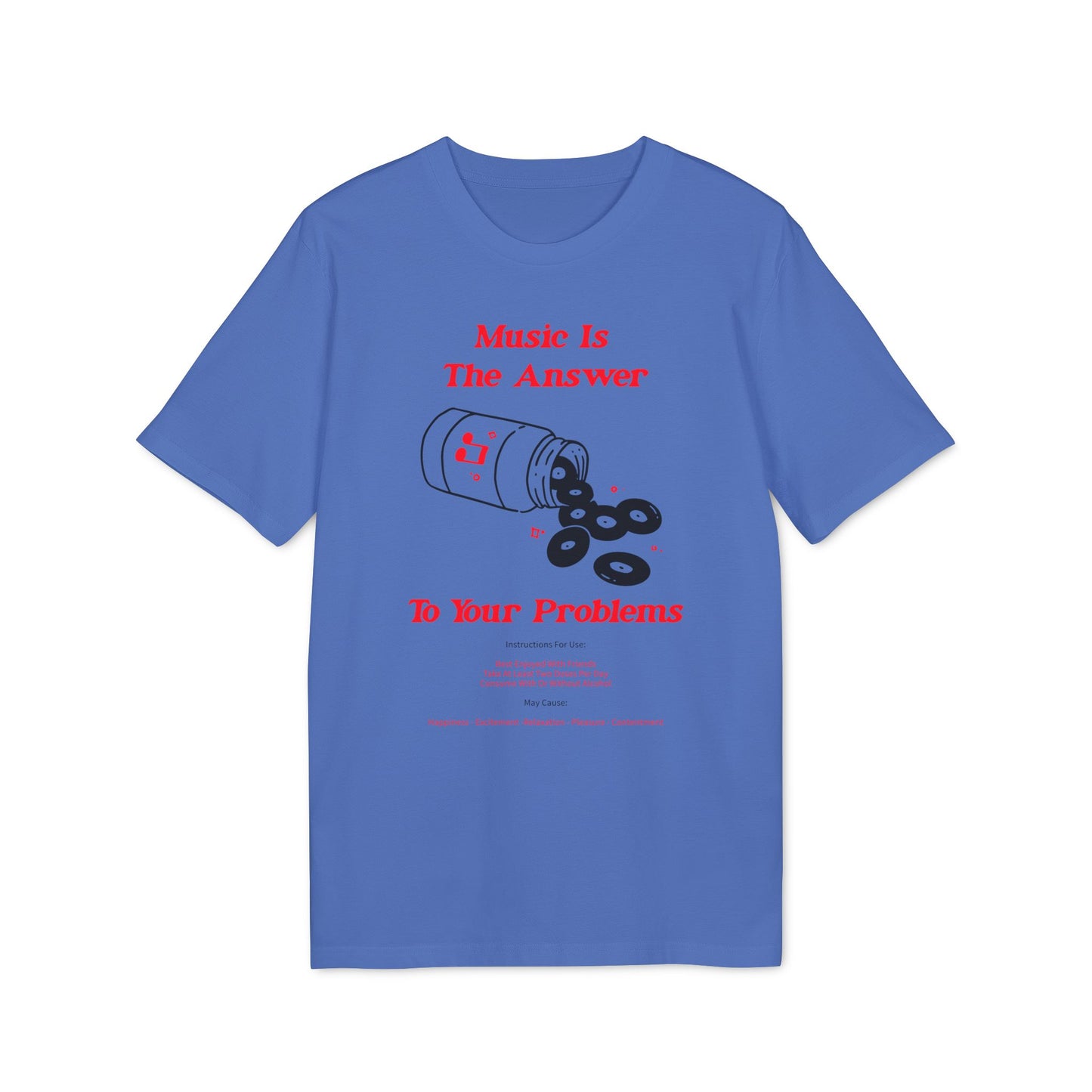 Music Is The Answer T Shirt (Coton Bio Premium)