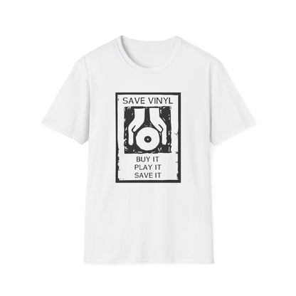 Save The Vinyl T Shirt - Léger