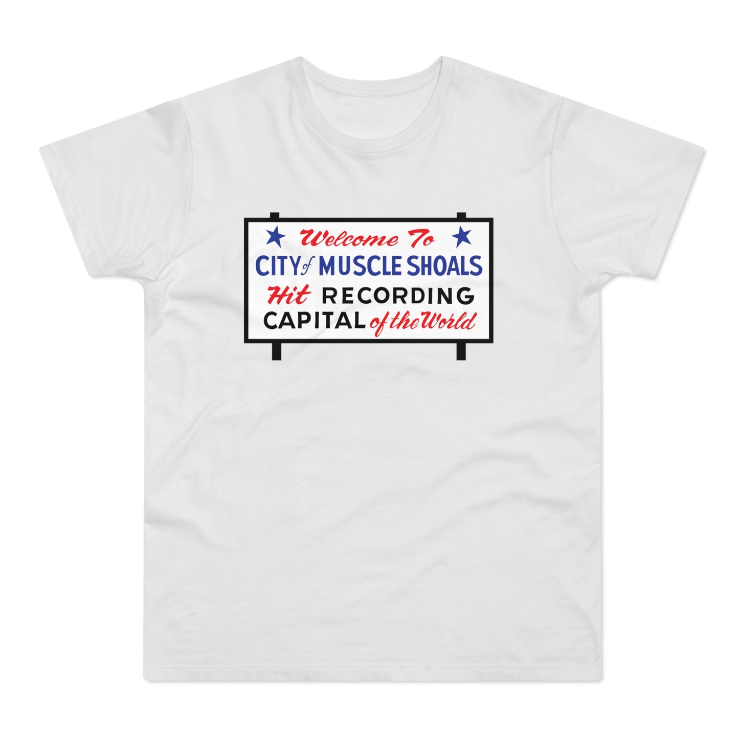 Welcome To Muscle Shoals T Shirt (Poids Standard)